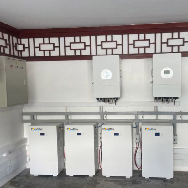 4I 48v DC Wall Mount Lifepo4 Battery - Solar Energy Storage - Inclusive Inc